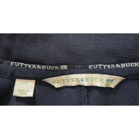 Cutter & Buck New England Patriots Navy 1/4 Zip 100% PIMA Cotton Mens Size Large - Picture 7 of 9